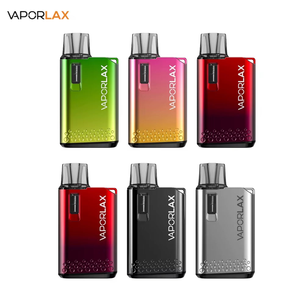 Vaporlax Kubic Pod Mod System Kit Electronic E Cigarette 500Mah Battery 2.0Ml 0.8Ohm Mesh Coil Cartridge Vaper Atomizer Vape