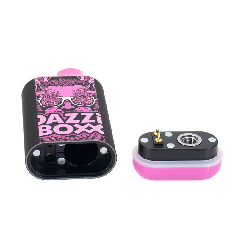 Genuine Dazzii Boxx 510 Cartridge Concealable VV Preheating Battery 650Mah Box Mod Compatible with One 510 Cartridges Carts Vape