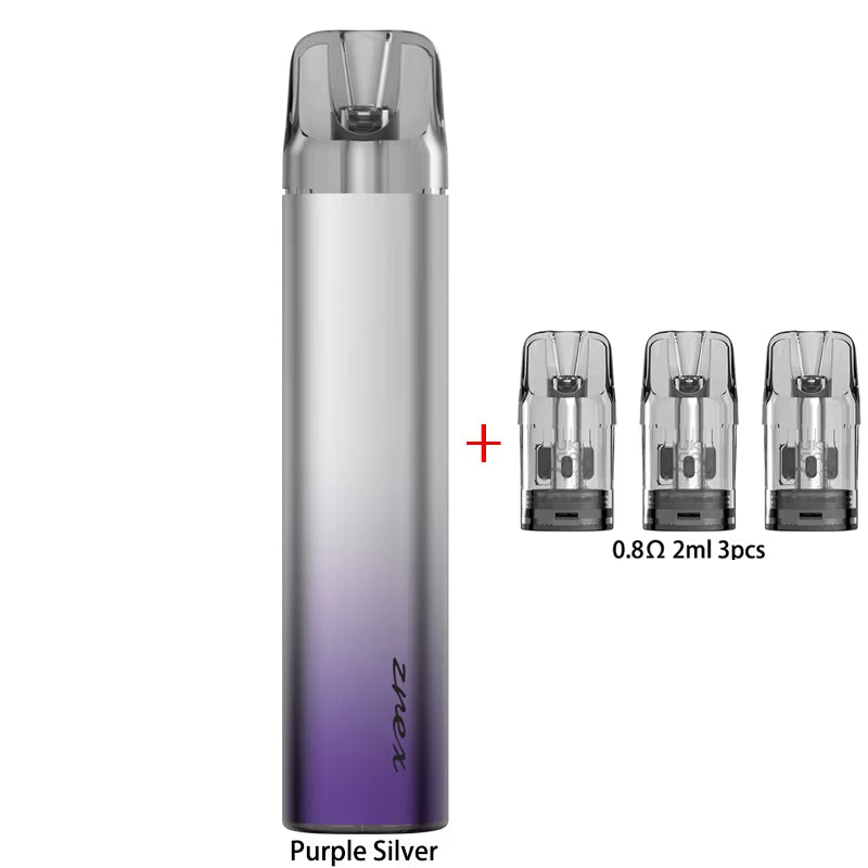 Original  Zrex RF Kit Vape 500Mah Battery 0.8Ohm 2Ml Meshed Pod Cartridge Side Filling E Cigarette Vaporizer