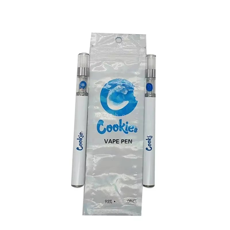 10Pcs Cookie Vape Pen Starter Kits 320Mah Rechargeable Battery 0.8Ml Ceramic Coil Thick Oil Cartridges Vaporizers with Package