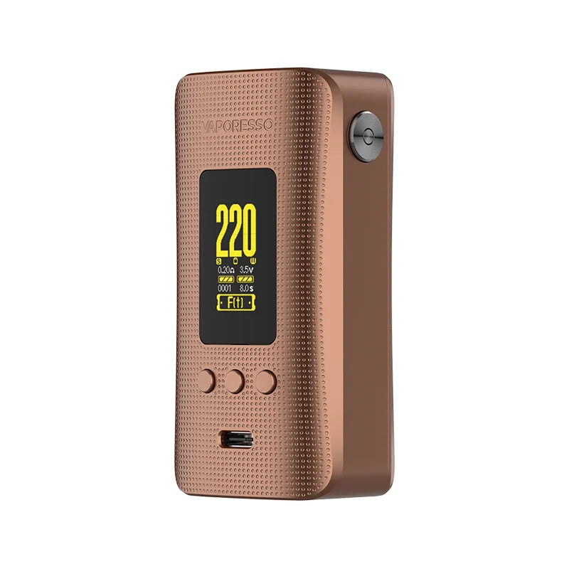 New Color  GEN 200 Mod 220W Box Mod Vape Support Itank 2 Atomizer Electronic Cigarette Vaporizer Support 18650 Battery