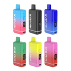 MMABAR Preheating Vape Box Mod 650Mah Rechargeable Battery Digital Screen Visual Oil Level Indicator with 1.0Ml Empty Cartridges