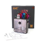 SXK BANTAM BOX V3 Mod Kit New Upgrade SEVO-30 Chip Zinc Alloy Mini Vape Box with 18350 Battery Accessories Panel