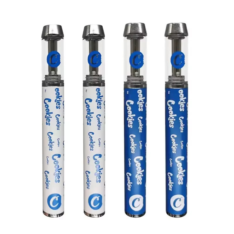 10Pcs Cookie Vape Pen Starter Kits 320Mah Rechargeable Battery 0.8Ml Ceramic Coil Thick Oil Cartridges Vaporizers with Package