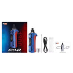 New Arrivla Portable  Cylo Wax Vaporizer Kit 1300Mah Battery TFT Screen C4-DE plus Ceramic Heating Coil E-Cigarettes Vape