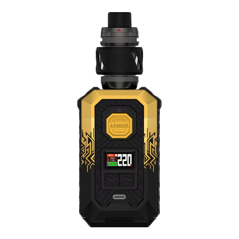 Original  ARMOUR MAX Kit 220W Box MOD Electronic Cigarette Vape with 6ML Itank T Tank Fit Gti Mesh Coil 18650/21700
