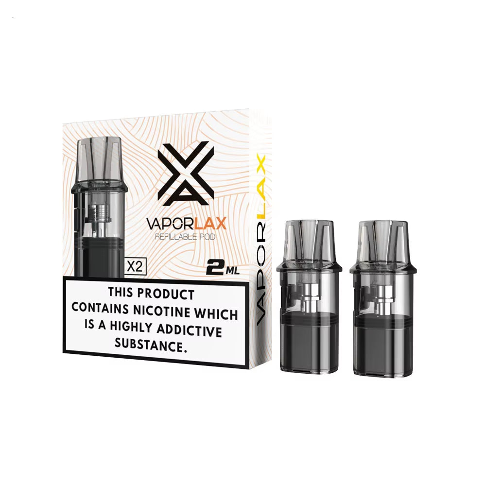 Vaporlax Kubic Pod Mod System Kit Electronic E Cigarette 500Mah Battery 2.0Ml 0.8Ohm Mesh Coil Cartridge Vaper Atomizer Vape