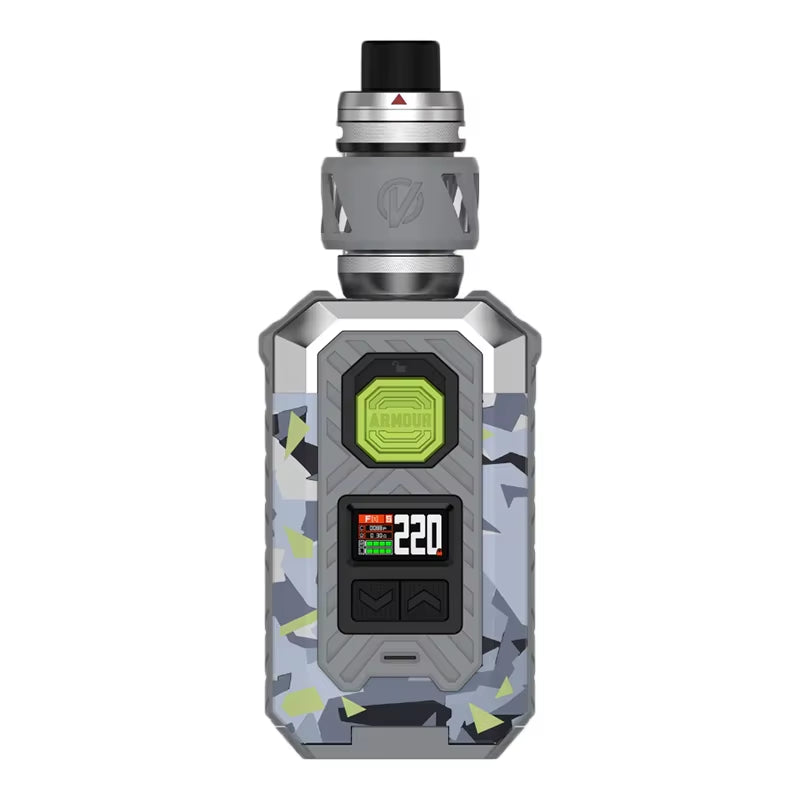Original  ARMOUR MAX Kit 220W Box MOD Electronic Cigarette Vape with 6ML Itank T Tank Fit Gti Mesh Coil 18650/21700