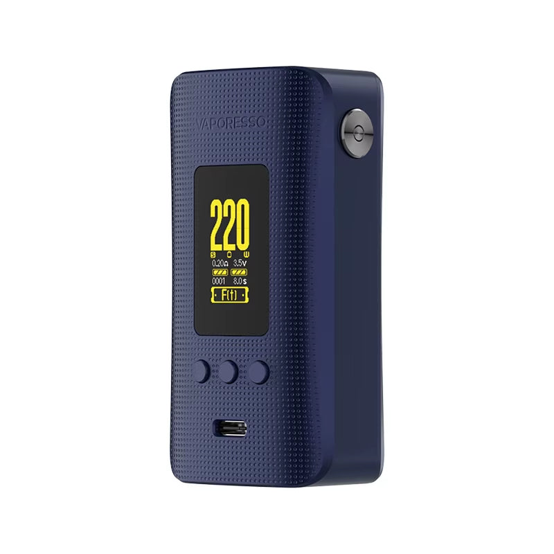 New Color  GEN 200 Mod 220W Box Mod Vape Support Itank 2 Atomizer Electronic Cigarette Vaporizer Support 18650 Battery