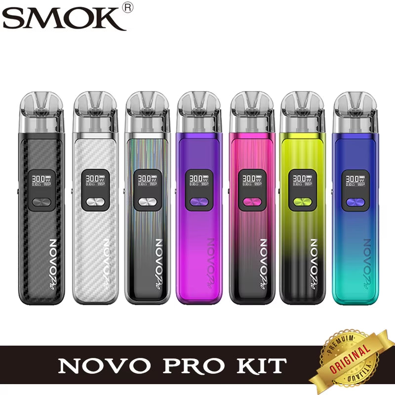 Original  Novo Pro Kit 30W Vape with 1300Mah Battery 3Ml NOVO Pod Cartridge 0.6Ohm 0.8Ohm Electronic Cigarette Vaporizer