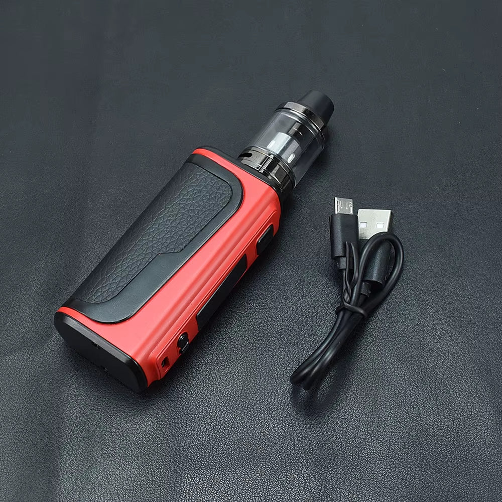 120W Box Mod Vape Kit Electronic Cigarette 18000Mah Build-In Battery Vaporizer E Cigarette Vaper Shisha 2.0Ml Tank OLED Screen