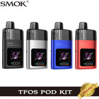 Original  TFOS Pod Kit Vape 1700Mah Battery with 10Ml Empty TFOS Pod Cartridge 0.8Ohm RDL/MTL Electronic Cigarette Vaping