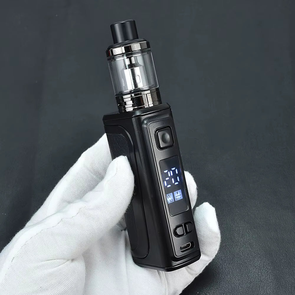 120W Box Mod Vape Kit Electronic Cigarette 18000Mah Build-In Battery Vaporizer E Cigarette Vaper Shisha 2.0Ml Tank OLED Screen