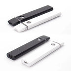 50Pcs Rechargeable Vape Pen Ceramic Coil Empty 1.0Ml Vaper Device 280Mah Micro USB Charge Battery for Thick Oil E-Cig Vaporizer