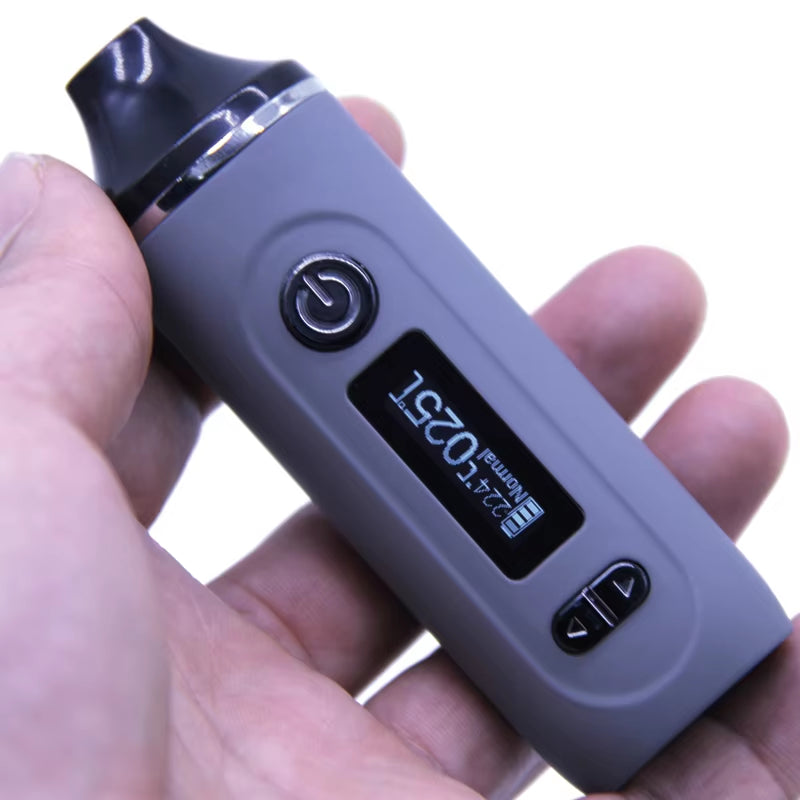 Original Anix Gemini Pro Dry Herb Vaporizer Kit 2200Mah Build in Battery 0.91 Inch OLED Screen Oven Heating Chamber Vape Pen