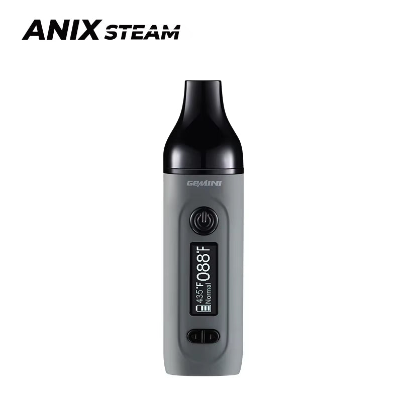 Original Anix Gemini Pro Dry Herb Vaporizer Kit 2200Mah Build in Battery 0.91 Inch OLED Screen Oven Heating Chamber Vape Pen