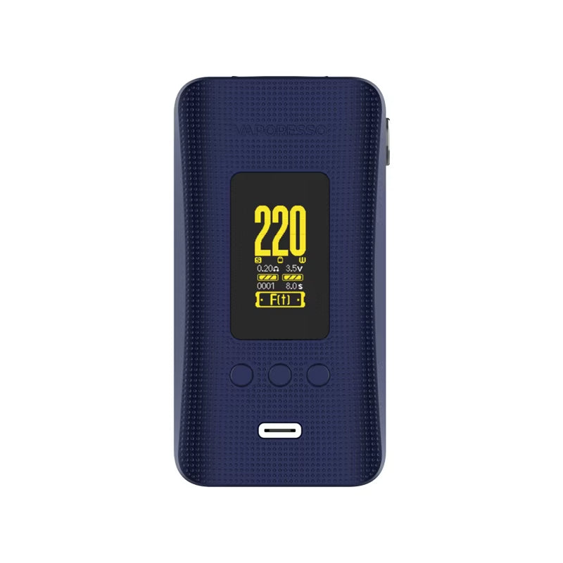 New Color  GEN 200 Mod 220W Box Mod Vape Support Itank 2 Atomizer Electronic Cigarette Vaporizer Support 18650 Battery