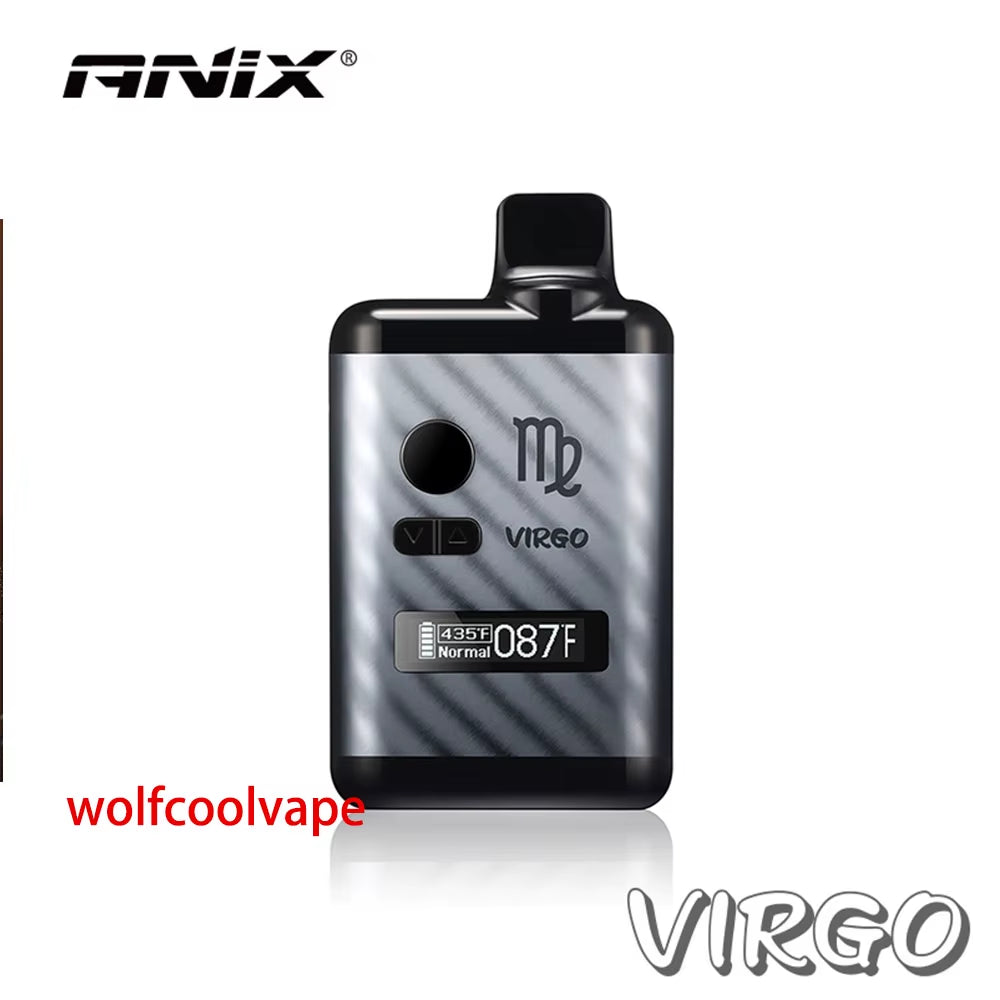 Wolfcoolvape Vape Herbal Dry Herb Vaporizer TC Box Mod Vape 1300Mah Element Screen E Cigarettes 0.5Ohm Ceramic Heating
