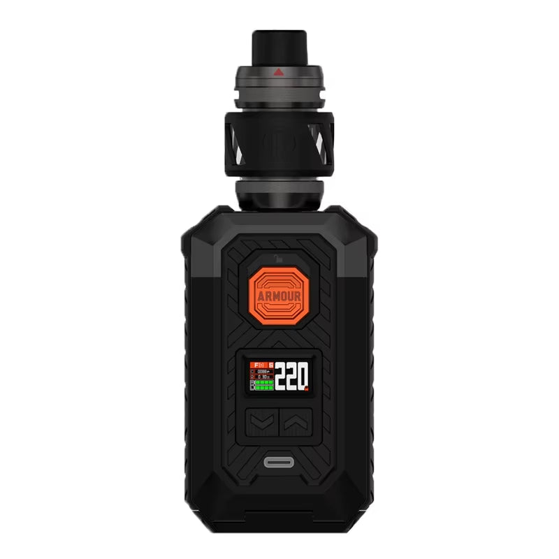 Original  ARMOUR MAX Kit 220W Box MOD Electronic Cigarette Vape with 6ML Itank T Tank Fit Gti Mesh Coil 18650/21700