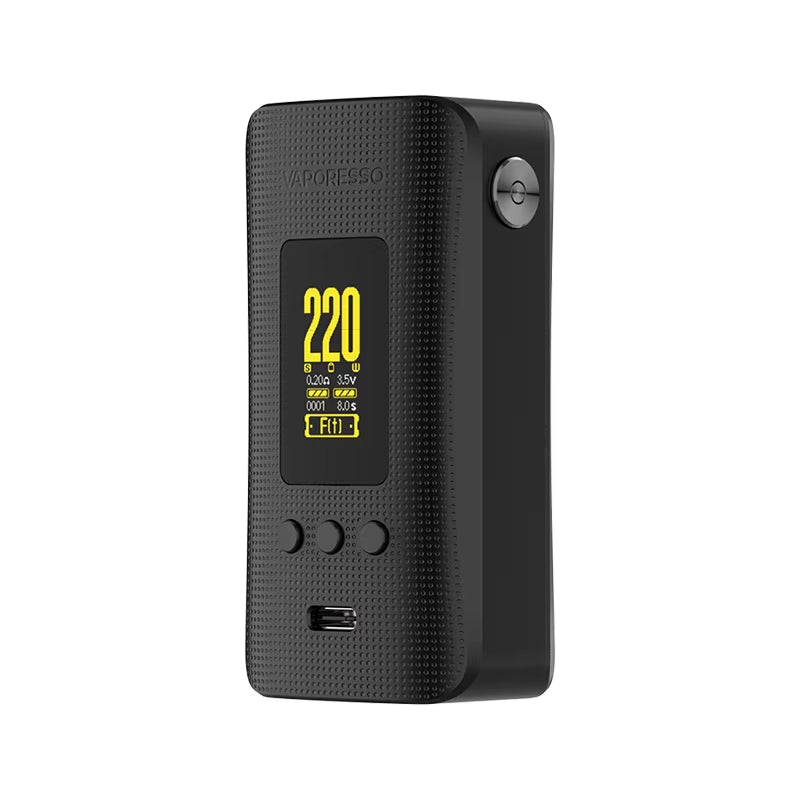 New Color  GEN 200 Mod 220W Box Mod Vape Support Itank 2 Atomizer Electronic Cigarette Vaporizer Support 18650 Battery