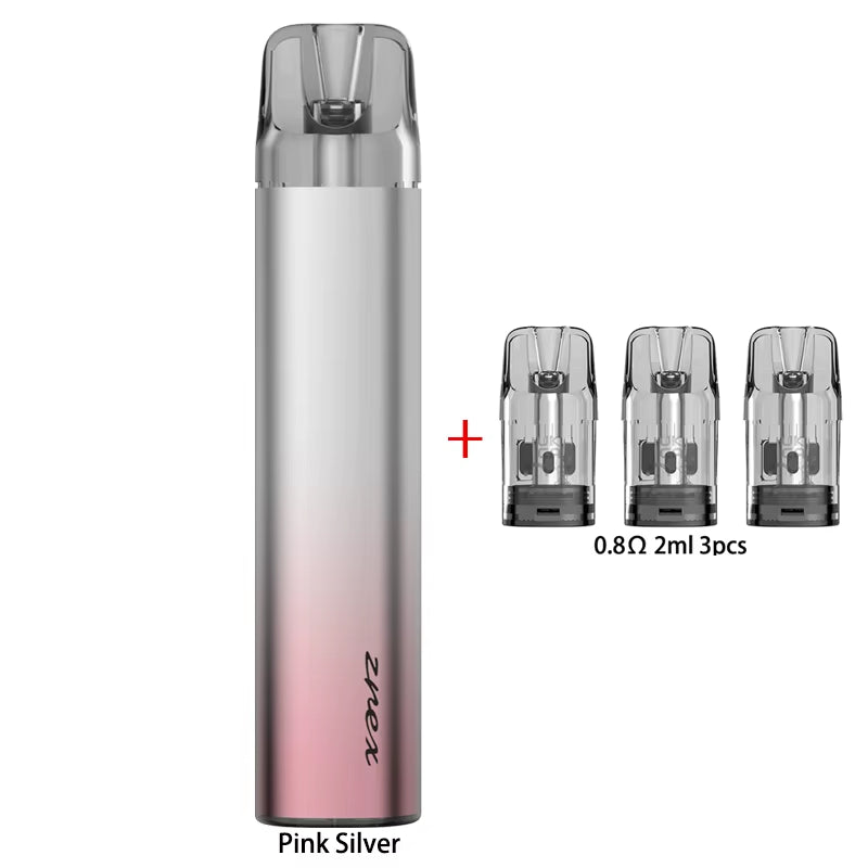 Original  Zrex RF Kit Vape 500Mah Battery 0.8Ohm 2Ml Meshed Pod Cartridge Side Filling E Cigarette Vaporizer