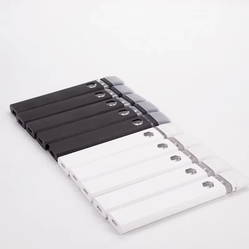 50Pcs Rechargeable Vape Pen Ceramic Coil Empty 1.0Ml Vaper Device 280Mah Micro USB Charge Battery for Thick Oil E-Cig Vaporizer