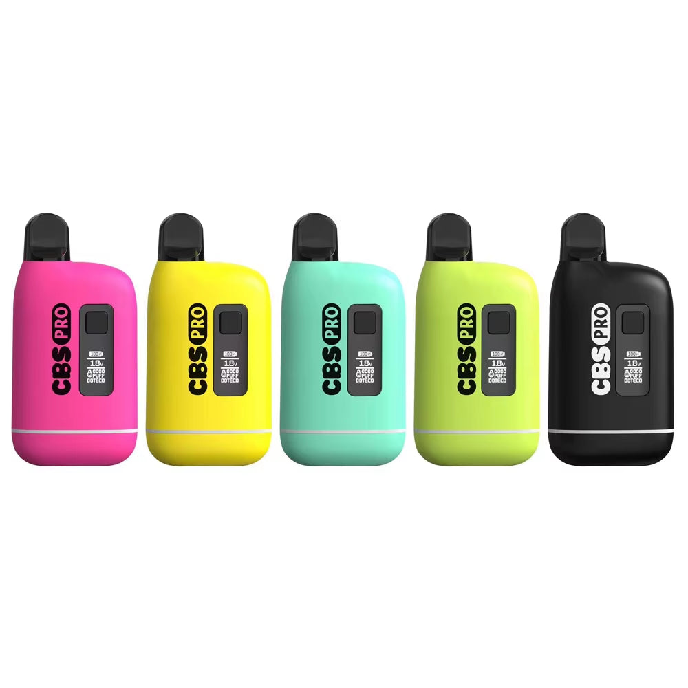 Original Doteco CBS Pro 650Mah Battery 15S Preheating 510 Thread with OLED Screen Vape Mod for 510 Oil Carts E Cigarette