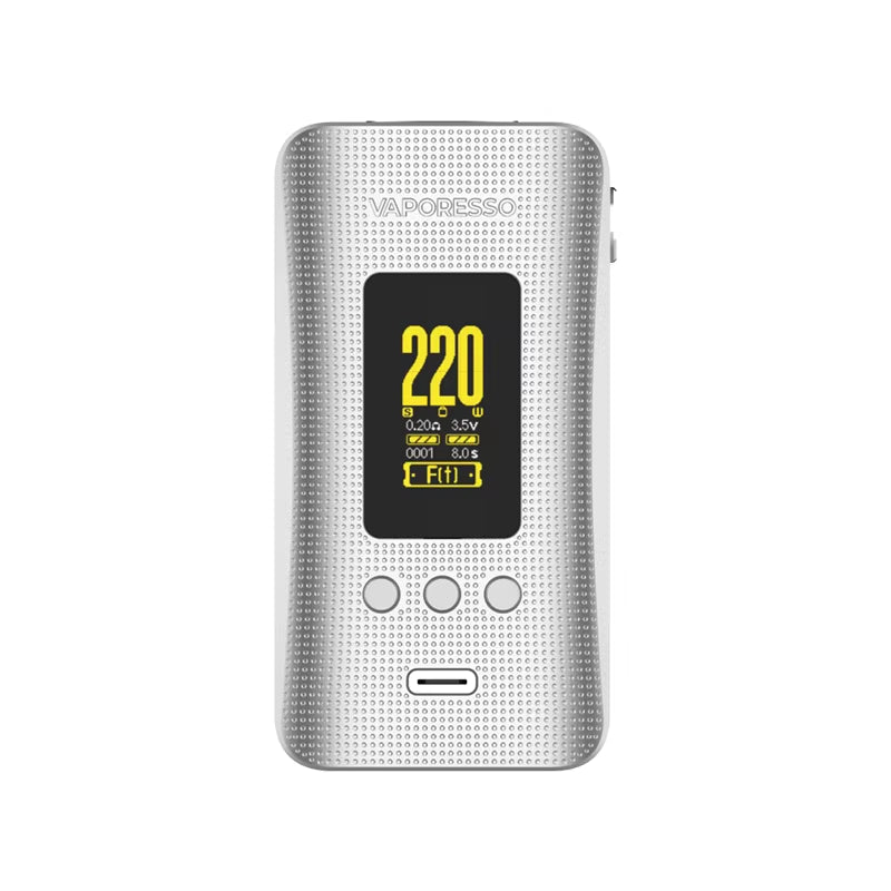 New Color  GEN 200 Mod 220W Box Mod Vape Support Itank 2 Atomizer Electronic Cigarette Vaporizer Support 18650 Battery