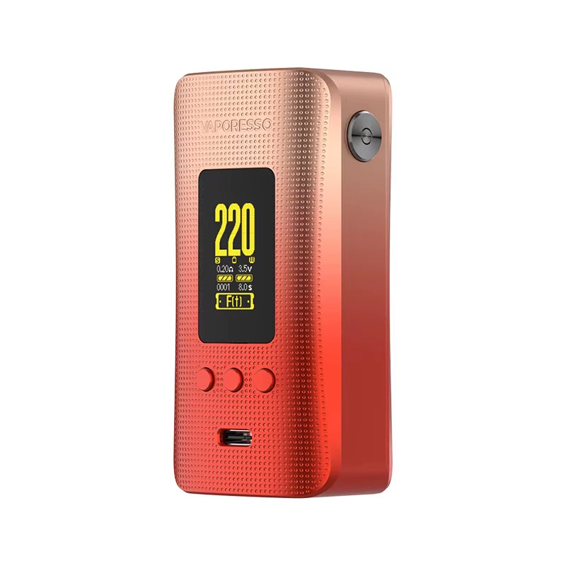 New Color  GEN 200 Mod 220W Box Mod Vape Support Itank 2 Atomizer Electronic Cigarette Vaporizer Support 18650 Battery